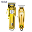 Kit Profissional Máquina de Corte km-1986 + Acabamento Km-1949 | Kemei ®