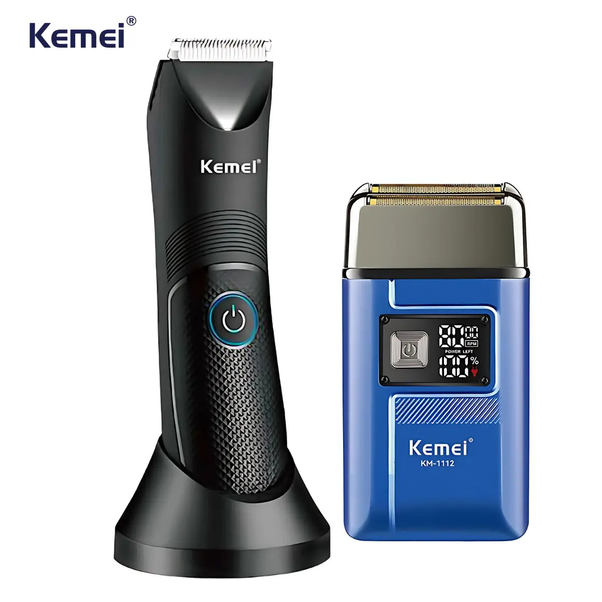 Kit Aparador Íntimo Km-1838 + Shaver Km-1112 | Kemei ®