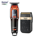 Kit Profissional Máquina de Acabamento Km-658 + Shaver Km-2024 | Kemei ®