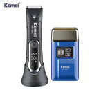Aparador à Prova D'agua Km-1845 + Shaver 8.000RPM Km-1112 | Kemei ®