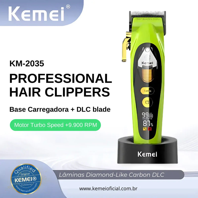 Máquina de Corte 9.900 RPM com Base Carregadora Km-2035 | Kemei ®