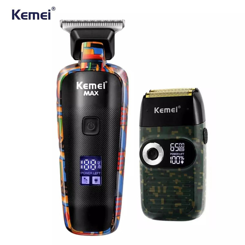 Máquina de Acabamento km-Max5090 + Shaver Km-2027 + Lâmina extra | Kemei ®
