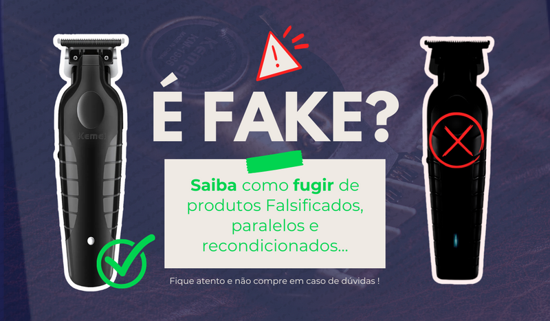 🚨 Como identificar um produto Kemei falsificado?