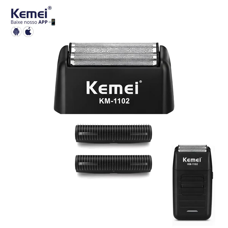 Kit de Reposição Completo para Barbeador Km-1102 | Kemei ®