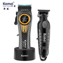 Kit Profissional Máquina de Corte Km-2242 + Acabamento Km-2293 | Kemei ®