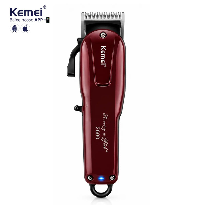 Máquina de Corte Cordless 9w Profissional Km-2600 | Kemei ®