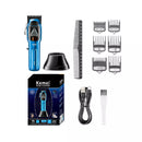 Kit Máquina de Corte com Base Km-1763 + Acabamento com Base Km-1553 | Kemei ®