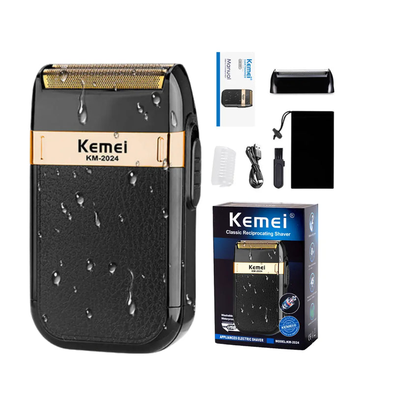 Mini Barbeador Elétrico Km-2024 | Kemei ®