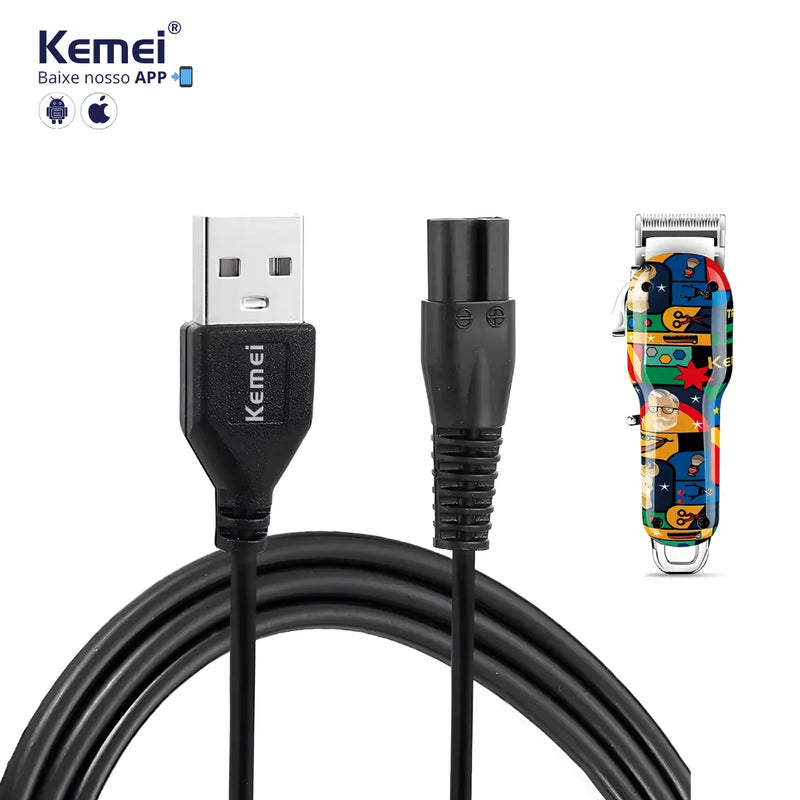 Cabo Carregador Para Máquina de corte Km-Max2092 | Kemei ®