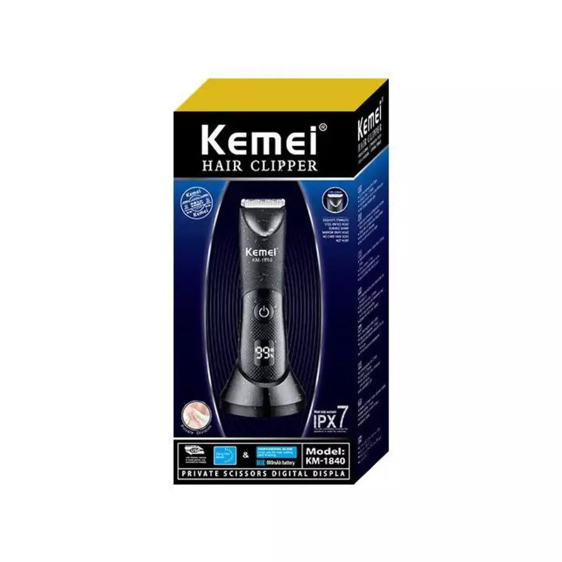 Aparador à Prova D'agua Km-1840 + Shaver 8.000 RPM Km-1112 | Kemei ®