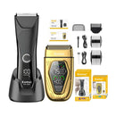 Kit Aparador Íntimo à Prova D'agua Km-1848 + Shaver Km-T360 | Kemei ®
