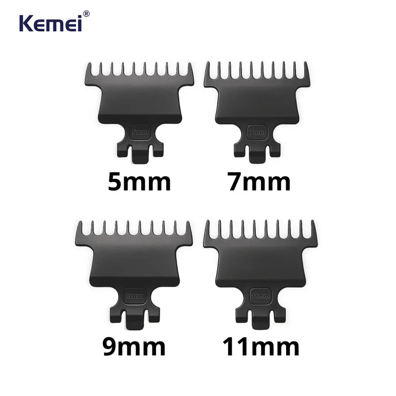 Kit 4x Pentes 5 7 9 11 mm Para Máquina KM-2293 | Kemei ®