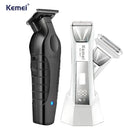 Máquina de Acabamento 0Gap Km-2299 + Aparador Intimo IPX7 Km-1847 | Kemei ®