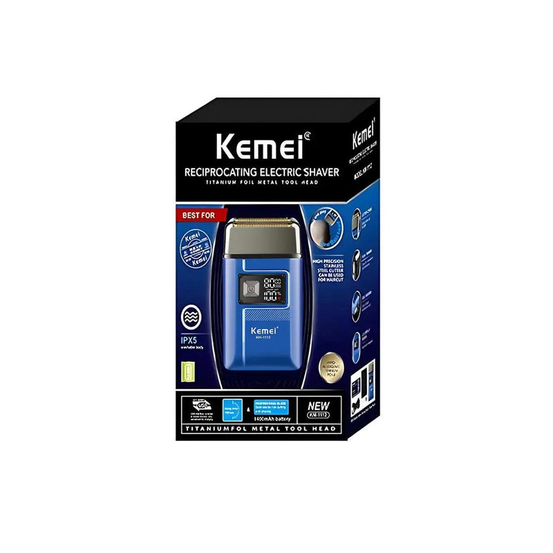 Lançamento Barbeador Elétrico 8.000 RPM IPX6 (resistente a água) Km-1112 | Kemei ®
