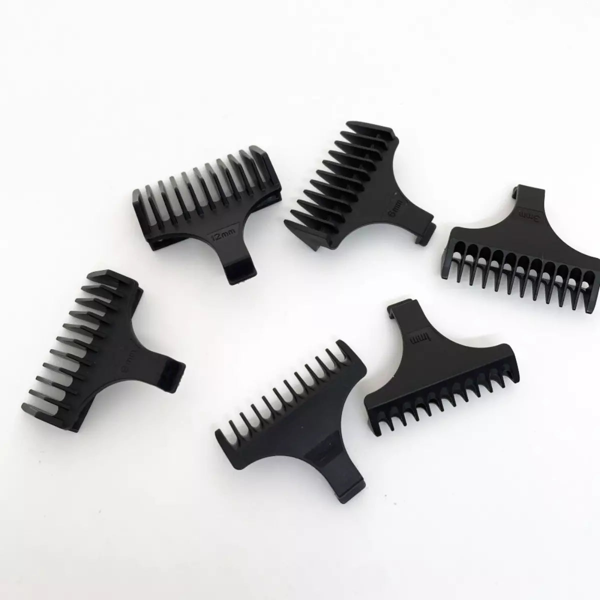 Kit com 6x Pentes 1 2 3 6 9 12mm Para Máquina Km-032 | Kemei ®