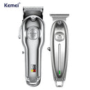 Kit Profissional Máquina de Corte km-1986 + Acabamento Km-1949 | Kemei ®