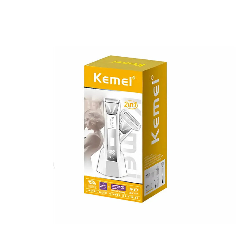 Aparador Íntimo 2 em 1 à Prova D'agua Lâminas de cerâmica Km-1847 | Kemei ®