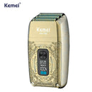 Barbeador Elétrico 8.500 RPM 3x lâminas Km-T88 | Kemei ®