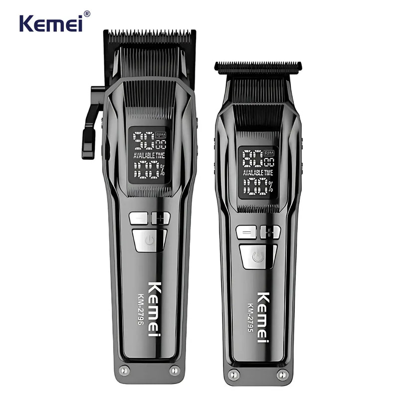 Kit Máquina de Corte 10w + Acabamento 8w Km-2797 | Kemei ®