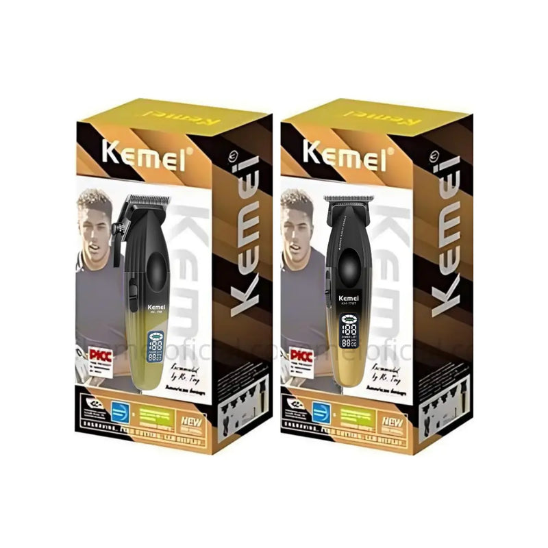 Kit Profissional Máquina de corte Km-1788 + Acabamento Km-1787 | Kemei ®