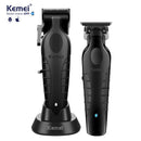 Kit Profissional Máquina de Corte Km-2296 + Acabamento Km-2299 | Kemei ®