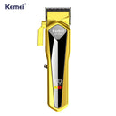 Máquina de Cortar Cabelo 8.000RPM Profissional Km-8539 Dourado | Kemei ®