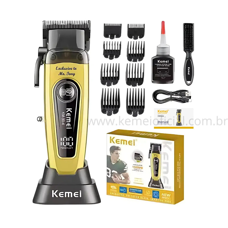 Lançamento Máquina de Corte 10w Com Base Carregadora Km-90-4 | Kemei ®