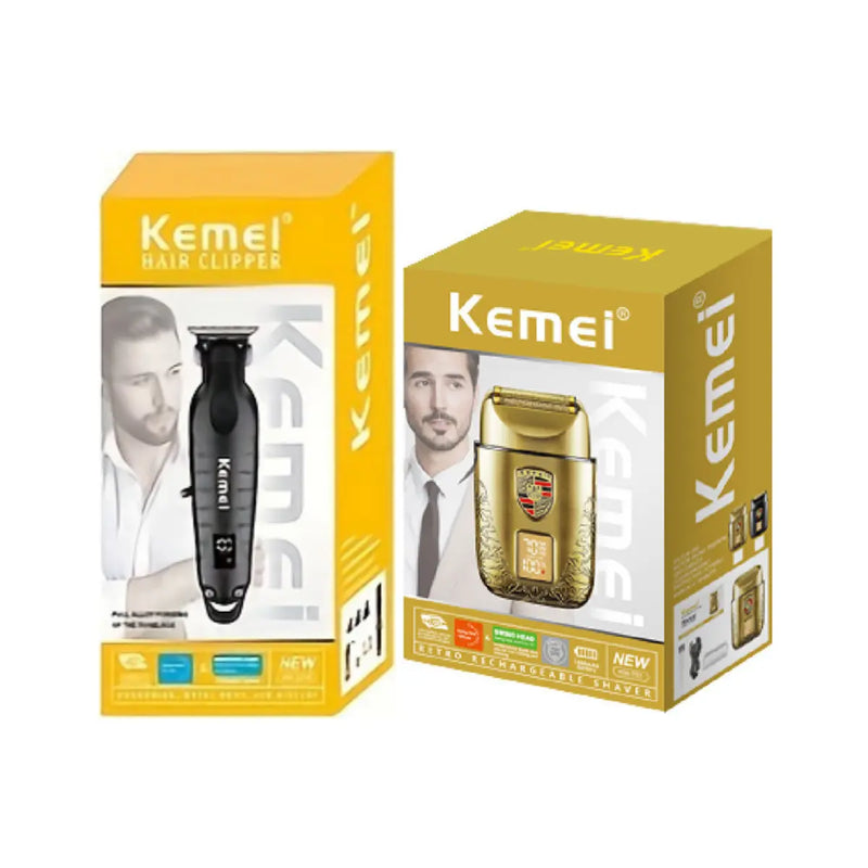 Máquina de Acabamento 0Gap Km-2293 + Shaver Km-T93 | Kemei ®