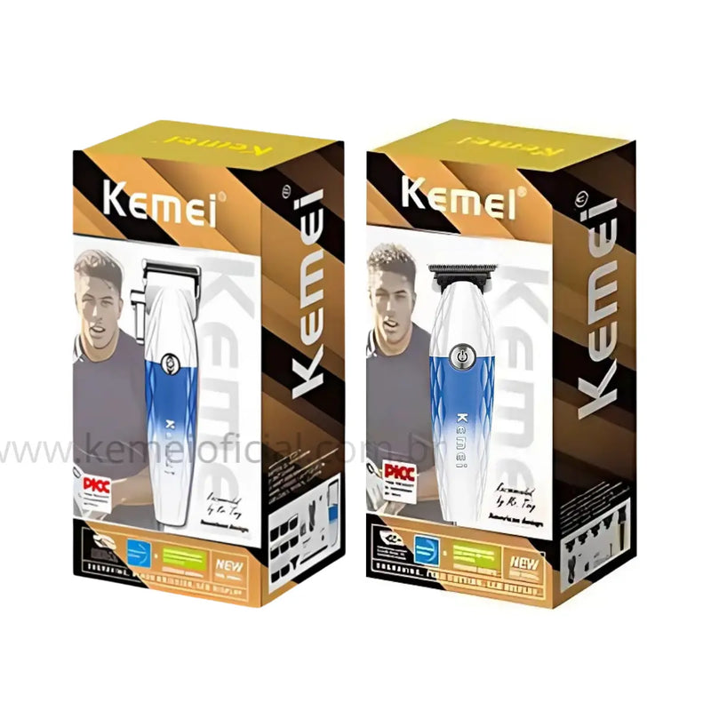 Kit Máquina de corte 10w Km-1689A + Acabamento 10w Km-1690A | Kemei ®