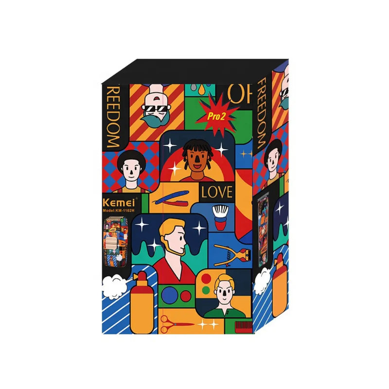 Barbeador Elétrico Profissional Max Km-1102H | Kemei ®