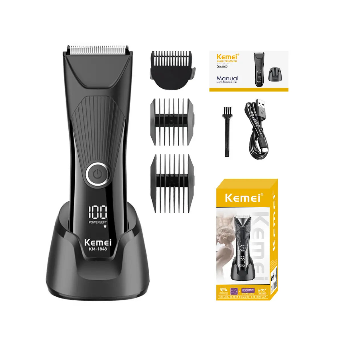 Aparador íntimo à Prova D'agua + Base Km-1848 | Kemei ®