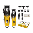 Kit Máquina de Corte Profissional + Acabamento Km-8501 | Kemei ®