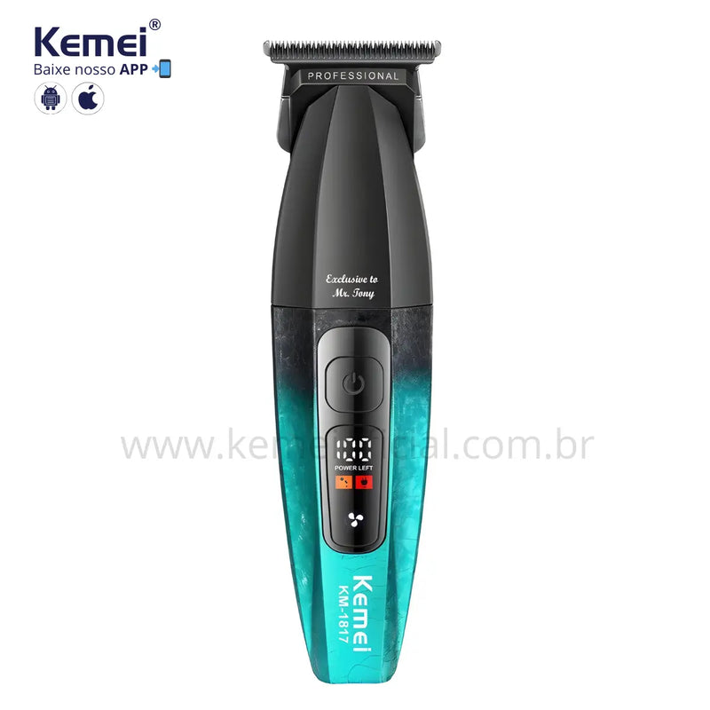 Máquina de Acabamento Profissional +8000 RPM Km-1817 | Kemei ®