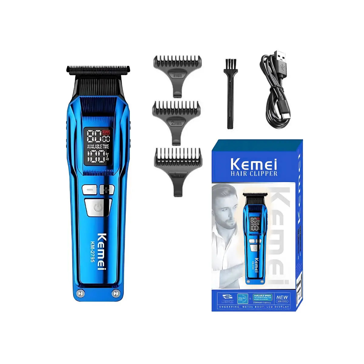 Máquina de Acabamento 8w Profissional Km-2795 | Kemei ®