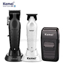 Kit Máquina de Corte Km-2296 + Acabamento Km-2299-B + Shaver Km-1102 | Kemei ®