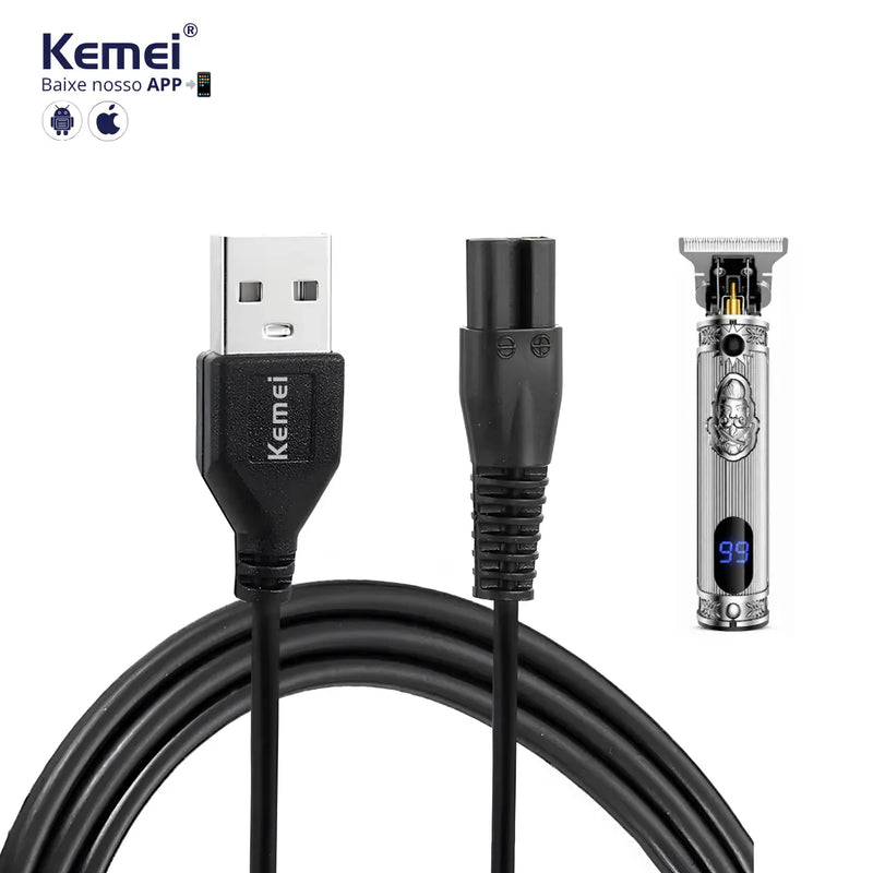 Cabo Carregador Para Máquina de Acabamento Km-700H | Kemei ®