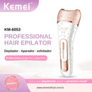 Depilador Feminino 6 em 1 à prova d'agua 2x velocidades km-6053 | Kemei ®