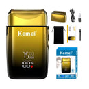 Kit Profissional Máquina de Acabamento Km-2210 + Shaver Km-TX10 | Kemei ®
