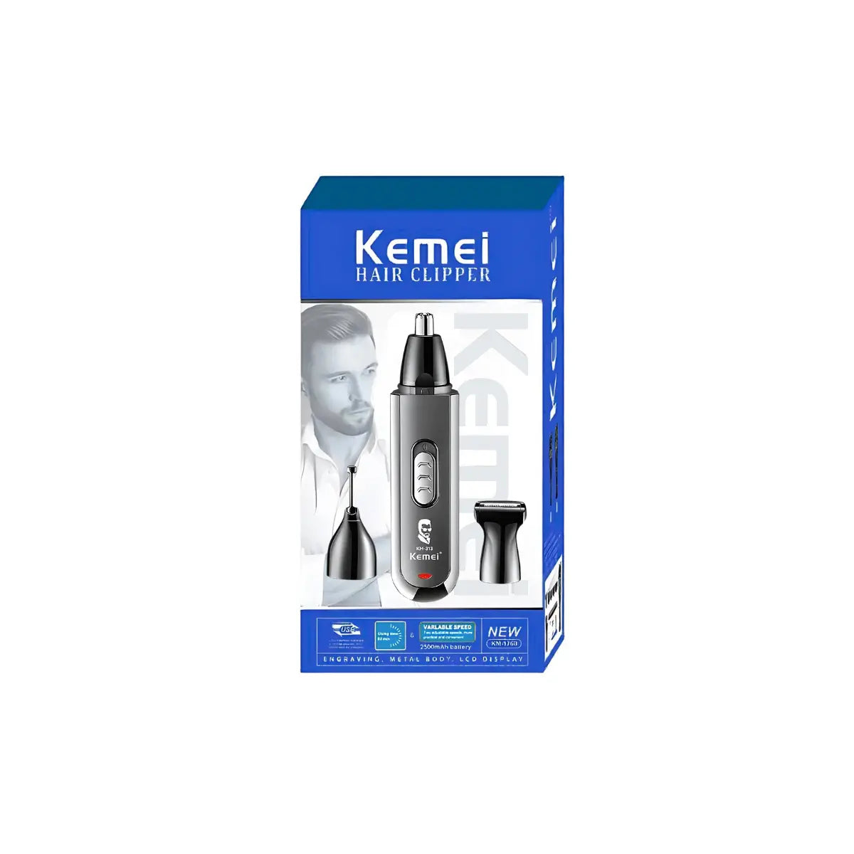 Aparador de Pelos 3 em 1 Profissional Km-313 | Kemei ® Aparador de Pelos 3 em 1 Profissional Km-313 | Kemei ®