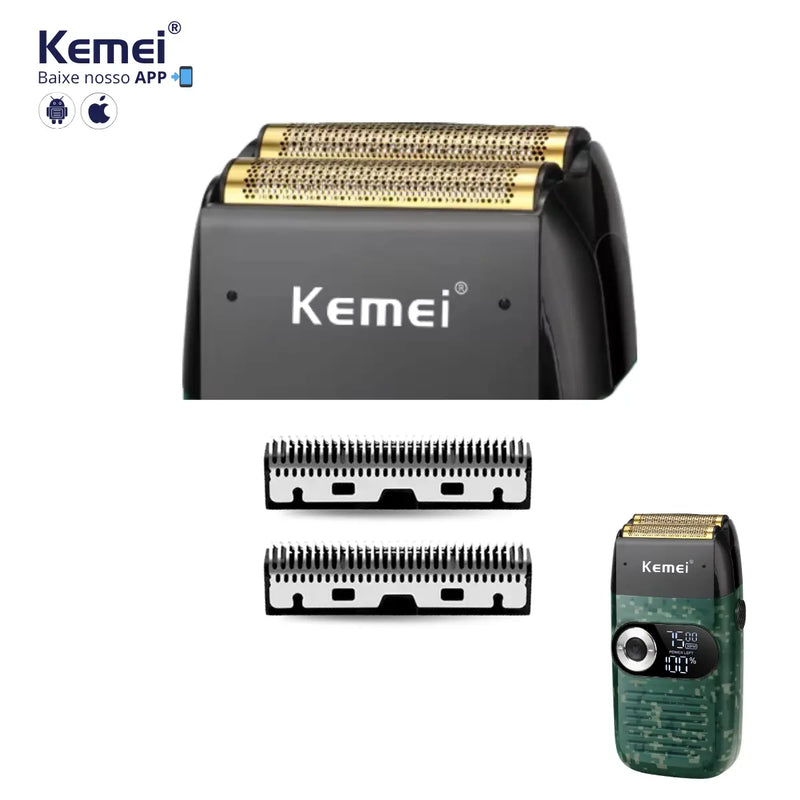 Kit de Reposição Completo para Barbeador Km-2027 | Kemei ®
