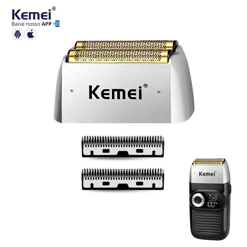 Kit de Reposição Completo para Barbeador Km-2026 | Kemei ®