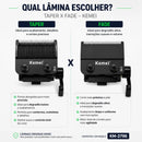 Lâmina de Substituição Completa Taper & Fade Máquina de corte Km-2796 | Kemei ®