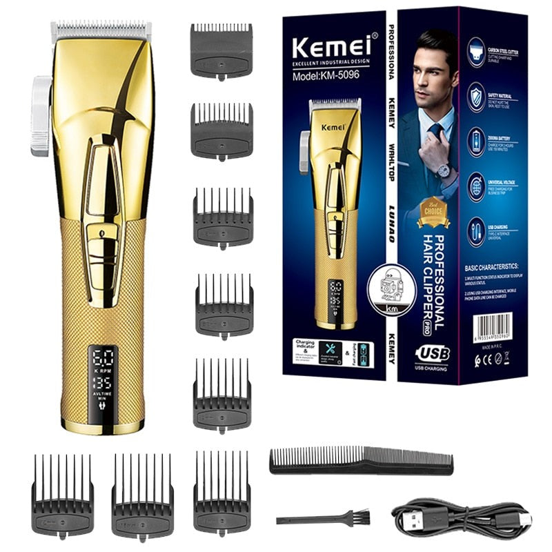 Máquina de Corte 2x velocidades km-5096 + Acabamento km-2293 | Kemei ®