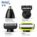 Aparador de Pelos 5 em 1 Profissional IPX5 Km-800G | Kemei ®