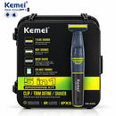 Aparador de Pelos 5 em 1 Profissional IPX5 Km-800G | Kemei ®