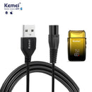Cabo Carregador Para Barbeador Elétrico Km-TX10 | Kemei ®