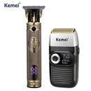 Kit Profissional Máquina de acabamento Km-700H + Shaver Km-2026 | Kemei ®