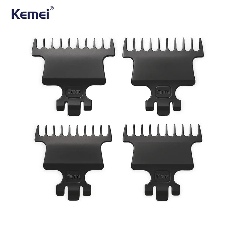 Kit 4x Pentes 5 7 9 11 mm Para Máquina KM-2293 | Kemei ®