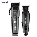 Kit Profissional Máquina de Corte Km-2796 + Acabamento Km-2293 | Kemei ®