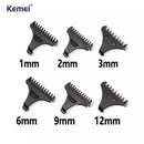 Kit 6x Pentes 1 2 3 6 9 12mm Para Máquina de Corte KM-1949 | Kemei ®